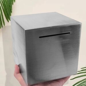 Stainless Steel Piggy Bank Money Box*New*